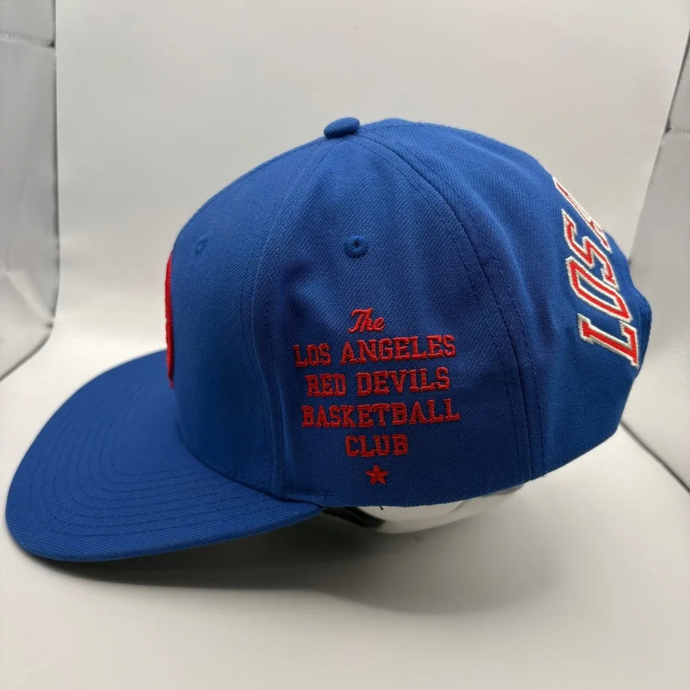 Physical Culture Los Angeles Red‎ Devils Basketball Club Snapback Hat Blue